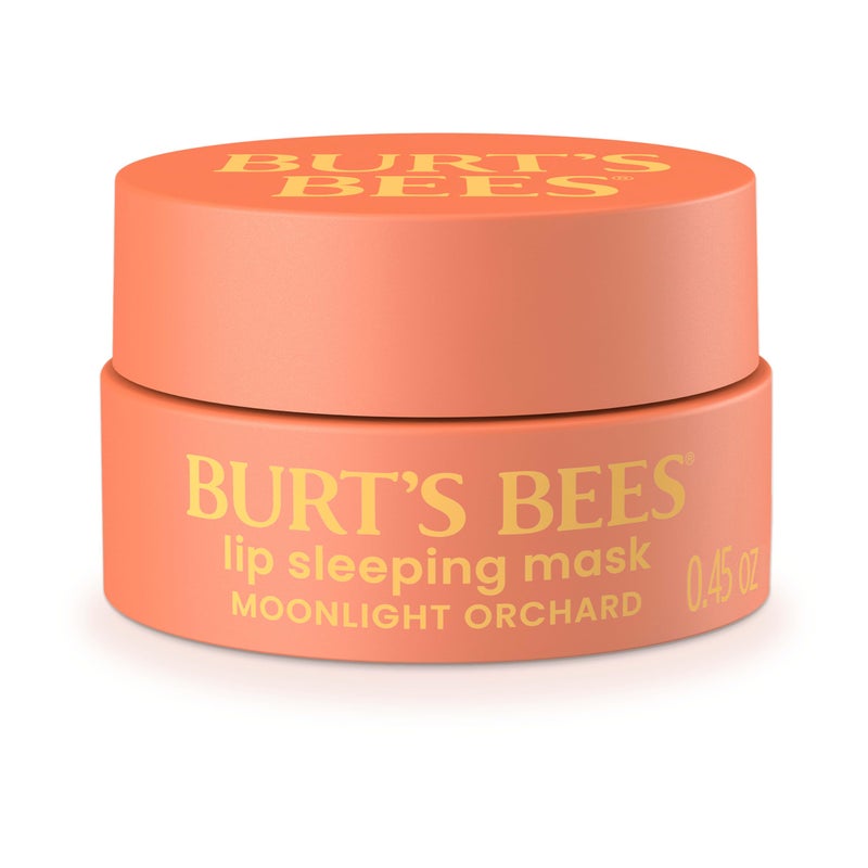 Burts Bees Stocking Stuffers Moonlight Orchard Lip Sleeping Mask With Hyaluronic Acid and Squalane Moisturizer To Instantly Hydrate Lips Overnight Lip Mask Lip Treatment Christmas Gifts 045 oz